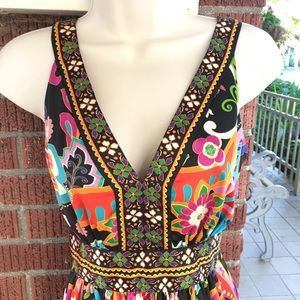 Size 2 ECI Sun dress multicolor